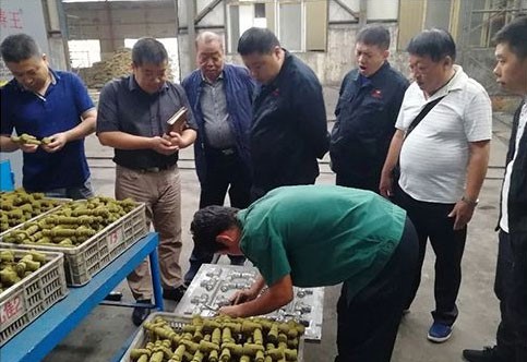 山佳閥門迎來中傳公司楊部長一行人參考觀察 山佳閥門迎來中傳公司楊部長一行人參考觀察